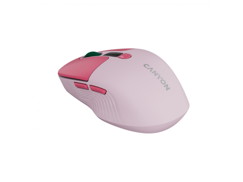 CANYON mouse MW-26 LCD Silent Dual Mode Wireless Pink