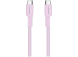 CANYON cable OnWire 60CL C-C 60W COLOR Braided 1m Pink