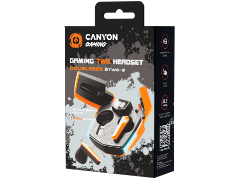 CANYON headset Doublebee GTWS-2 Gaming Orange