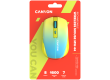 CANYON MW-44, 2 in 1 Wireless optical mouse with 8 buttons, DPI 800/1200/1600, 2 mode(BT/ 2.4GHz), 500mAh Lithium battery,7 single color LED light , Yellow-Blue(Gradient), cable length 0.8m, 102*64*35mm, 0.075kg