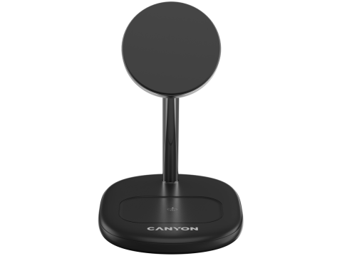 CANYON wireless charger WCS-205 15W Qi2 2in1 Black