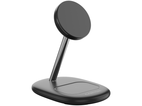 CANYON wireless charger WCS-205 15W Qi2 2in1 Black