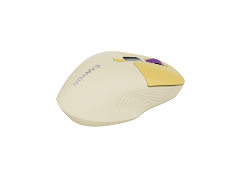CANYON mouse MW-26 LCD Silent Dual Mode Wireless Yellow