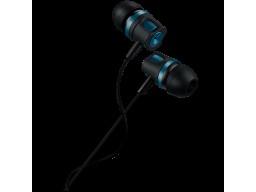 CANYON EP-3, Stereo earphones with microphone, Green, cable length 1.2m, 21.5*12mm, 0.011kg