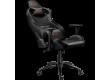 CANYON Nightfall GС-7 Gaming chair, PU leather, Cold molded foam, Metal Frame, Top gun mechanism, 90-160 dgree, 3D armrest, Class 4 gas lift, metal base ,60mm Nylon Castor, black and orange stitching