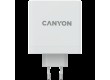 CANYON H-140-01, Wall charger with 1USB-A, 2 USB-C. Input:100-240V~50/60Hz, 2.0A Max. USB-A Output: 5V /9V /12V/20V /28V Max Output Current:5.0A max