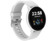 CANYON Lollypop SW-63, Smart watch, 1.3inches IPS full touch screen, Round watch, IP68 waterproof, multi-sport mode, BT5.0, compatibility with iOS and android, Silver white, Host: 25.2*42.5*10.7mm, Strap: 20*250mm, 45g