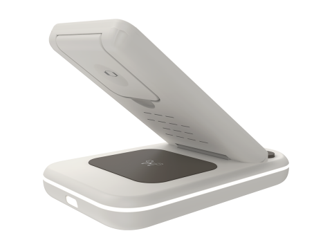CANYON wireless charger WS-304 15W 3in1 Cosmic Latte