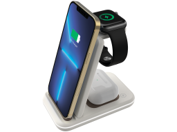 CANYON wireless charger WS-304 15W 3in1 Cosmic Latte