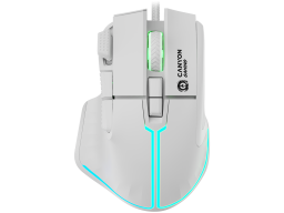 CANYON mouse Fortnax GM-636 RGB 9buttons Wired White