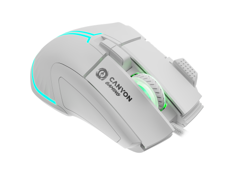 CANYON mouse Fortnax GM-636 RGB 9buttons Wired White