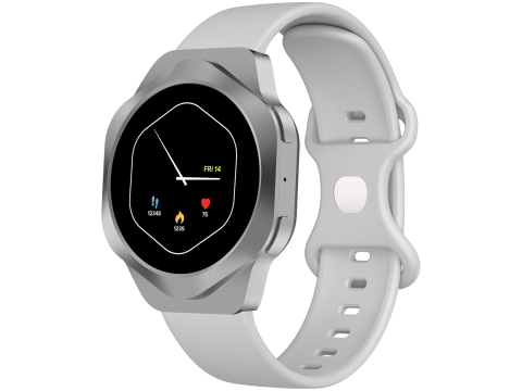 CANYON Smart Watch Hexagon 88 BT-CALL Silver