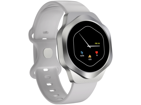 CANYON Smart Watch Hexagon 88 BT-CALL Silver