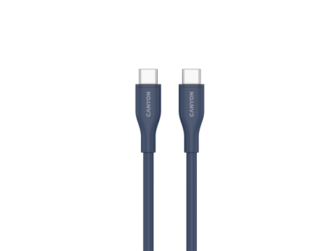 CANYON cable CC60SC10 C-C 60W 1m Silicon Dark blue