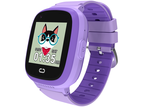CANYON kids watch Sunny KW-48 Video 4G GPS Games&Music Violet