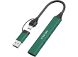 CANYON hub DS-02 4in1 USB-A/C Green