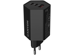 CANYON charger HEXAGON 65 GaN 65W 2xPD 1xQC EU Black
