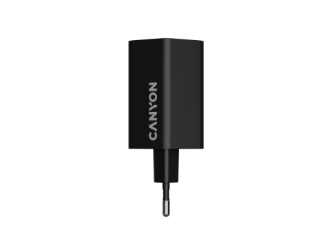 CANYON charger HEXAGON 65 GaN 65W 2xPD 1xQC EU Black