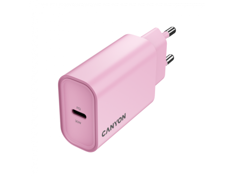 CANYON charger OnCharge 30CL Max Power 30W 1xPD EU Pink
