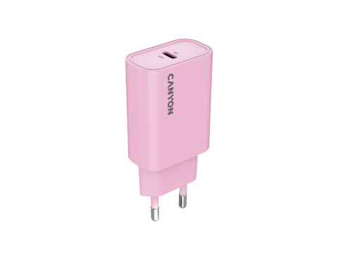 CANYON charger OnCharge 30CL Max Power 30W 1xPD EU Pink