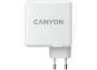 CANYON H-100, GAN 100W charger  Input:  100V-240V Output: USB-C1/C2: 5V 3A , 9V 3A , 12V 3A , 15V 3A , 20V 5A  USB-A 1/A2: 4.5V/5A, 5V/4.5A, 9V/3A, 12V/2.5A,  20V/1.5A  C1+C2 : 65W + 30W； C1+A1 : 65W + 30W ； C1+A2 : 65W + 30W ；C1+A1+A2 : 65W +