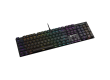 CANYON Cometstrike GK-55, 104keys Mechanical keyboard, 50million times life, GTMX red switch, RGB backlight, 18 modes, 1.8m PVC cable, metal material + ABS, RU layout, size: 436*126*26.6mm, weight:820g, black