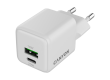 CANYON charger CU20AC GaN 20W 1xPD 1xQC EU White