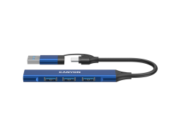CANYON hub DS-02 4in1 USB-A/C Blue