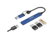 CANYON hub DS-02 4in1 USB-A/C Blue
