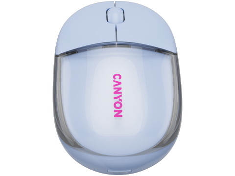 CANYON mouse OnClick 24 BT/ Wireless Transparent/Blue