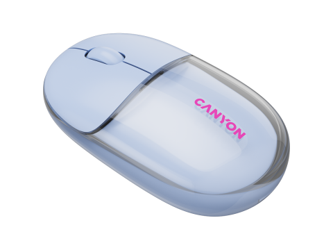 CANYON mouse OnClick 24 BT/ Wireless Transparent/Blue