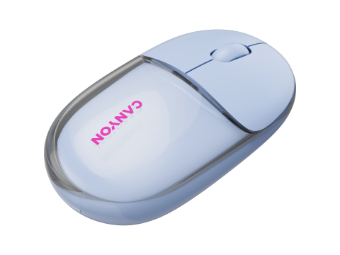 CANYON mouse OnClick 24 BT/ Wireless Transparent/Blue