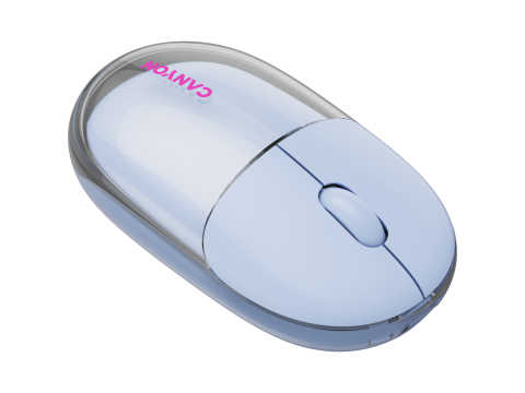 CANYON mouse OnClick 24 BT/ Wireless Transparent/Blue
