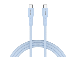 CANYON cable OnWire 60CL C-C 60W COLOR Braided 1m Light Blue