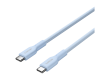 CANYON cable OnWire 60CL C-C 60W COLOR Braided 1m Light Blue