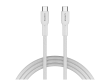 CANYON cable OnWire 60CL C-C 60W COLOR Braided 1m White