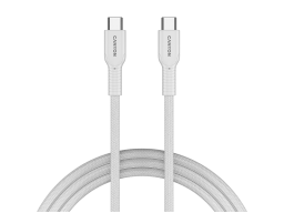 CANYON cable OnWire 60CL C-C 60W COLOR Braided 1m White