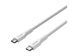 CANYON cable OnWire 60CL C-C 60W COLOR Braided 1m White