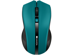 CANYON MW-5, 2.4GHz wireless Optical Mouse with 4 buttons, DPI 800/1200/1600, Green, 122*69*40mm, 0.067kg