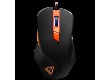 CANYON Eclector GM-3, Wired Gaming Mouse with 6 programmable buttons, Pixart optical sensor, 4 levels of DPI and up to 3200, 5 million times key life, 1.65m Braided USB cable,rubber coating surface and colorful RGB lights, size:130*75*40mm, 140g