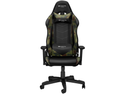 CANYON Argama GС-4AO, Gaming chair, PU leather, Original foam and Cold molded foam, Metal Frame, Top gun mechanism, 90-165 dgree, 3D armrest, Class 4 gas lift, Nylon 5 Stars Base, 60mm PU caster, Black+camouflage pattern