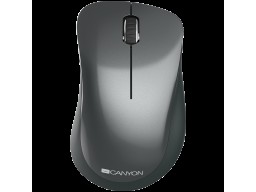 CANYON MW-11, 2.4 GHz Wireless mouse,with 3 buttons, DPI 1200, Battery:AAA*2pcs,Black,67*109*38mm,0.063kg