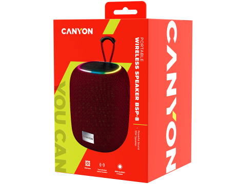 CANYON speaker BSP-8 10W Red