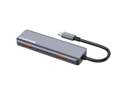 CANYON hub DS-18 5in1 USB-C Grey