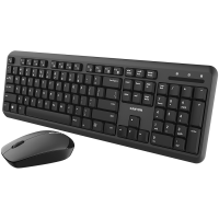 CANYON SET-W20 EN/RU Keyboard+Mouse Velvet Wireless Black