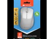 CANYON MW-11, 2.4 GHz  Wireless mouse ,with 3 buttons, DPI 1200, Battery:AAA*2pcs  ,pearl white grey67*109*38mm 0.063kg