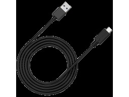 CANYON UC-4, Type C USB 3.0 standard cable, Power & Data output, 5V 3A 15W, OD 4.5mm, PVC Jacket, 1.5m, black, 0.039kg