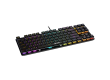 CANYON Cometstrike GK-50, 87keys Mechanical keyboard, 50million times life, GTMX red switch, RGB backlight, 20 modes, 1.8m PVC cable, metal material + ABS, RU layout, size: 354*126*26.6mm, weight:624g, black