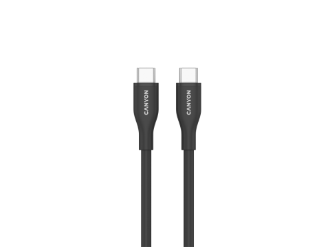 CANYON cable CC60SC10 C-C 60W 1m Silicon Black
