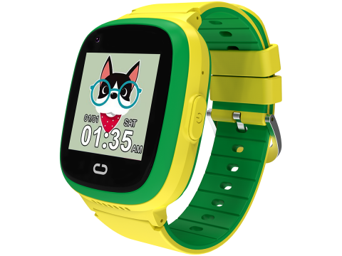 CANYON kids watch Sunny KW-48 Video 4G GPS Games&Music Green